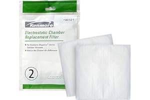Kenmore 40321 Electrostac Chamber Vacuum Filter. Genuine Kenmore filter for Canister Vacuum Cleaners. Package of 2 Filters
