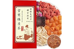 Baihuatang Warmth & Balance Herbal Tea Longan Red Date Ginger Sugar Tea 10.23oz (25 Bags) Ancient Method Handmade Red Ginseng Brown Sugar Ginger Tea for Women Qi and Blood Tonic, Caffeine Free 红参 桂圆红枣姜糖宫寒体质茶