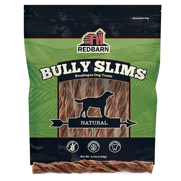 REDBARN BULLY SLIMS ESOPHAGUS DOG TREATS – 4.7...