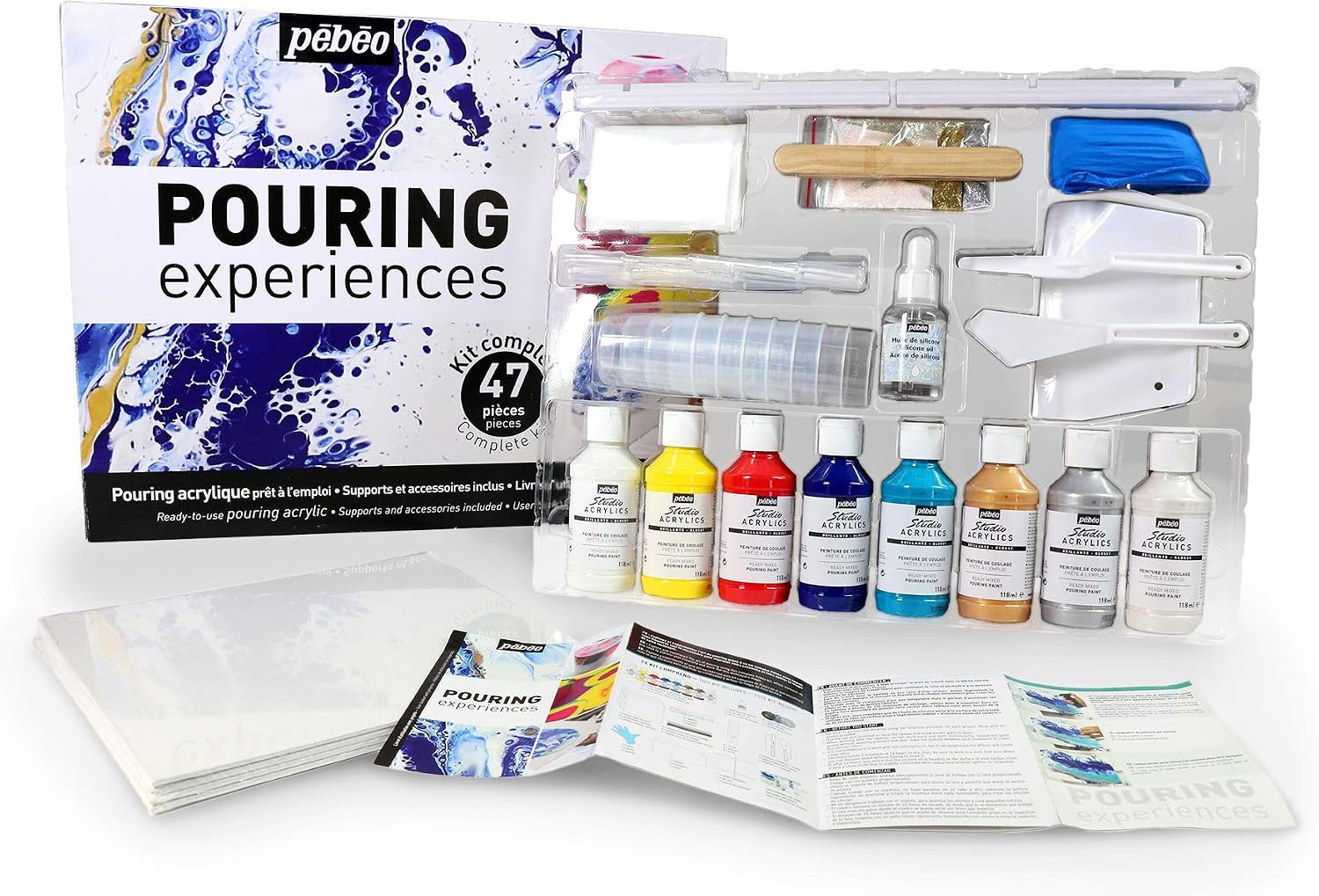 Pebeo 524600 Pouring KIT, Mixed, 47 Pieces - Image 3