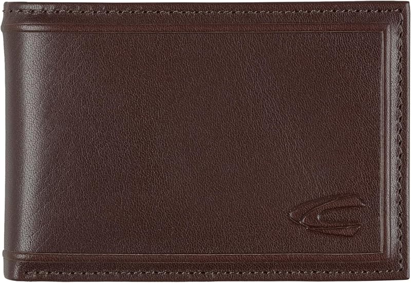 Wood Horizontal Wallet S Brown