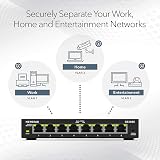 NETGEAR GS308E 8-Port Gigabit Ethernet Plus Switch Desktop Wall Mount view 4