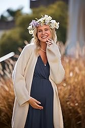 Ekouaer 3 in 1 Labor/Delivery/Hospital Gown
