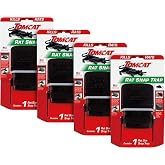 Tomcat Rat Snap Trap, 4 Rat Size Traps | Indoor Rat Traps, Reusable Rat Trap with Removable Bait Cup