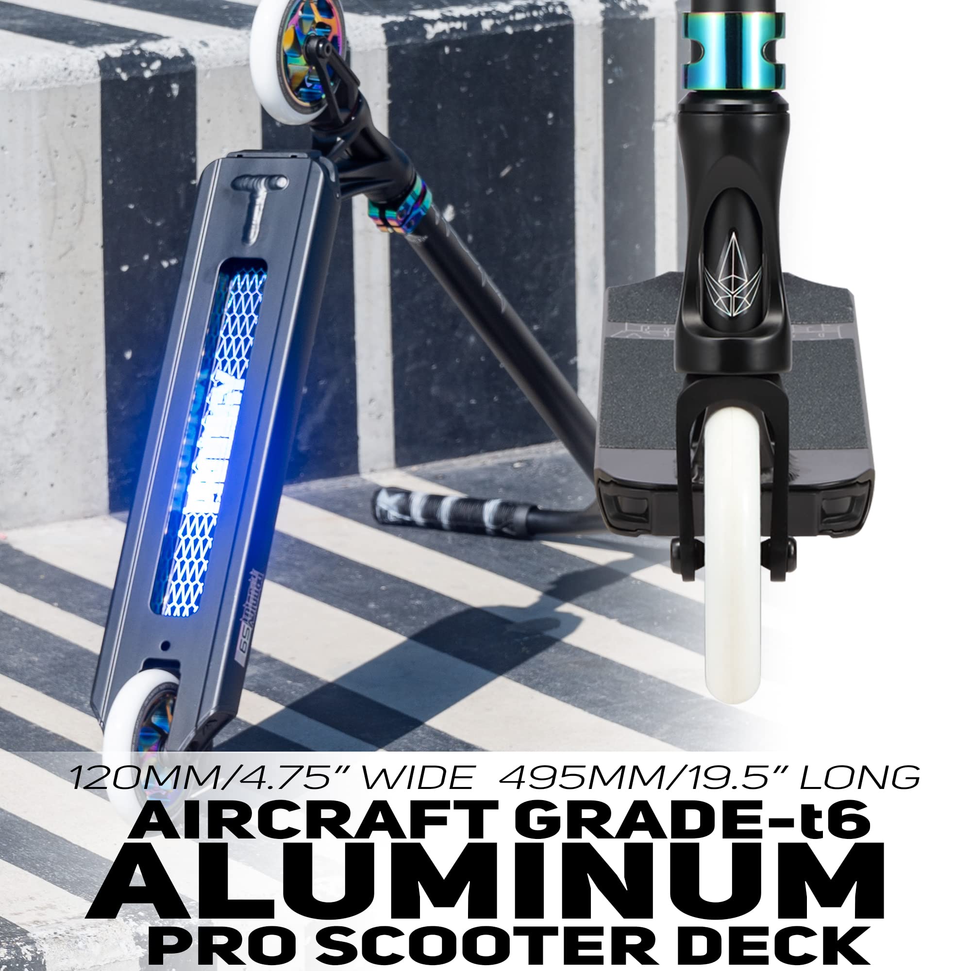 Envy Scooters Prodigy S9 Pro Scooters - Perfect Stunt Scooter for Beginner, Intermediate or Advanced Trick Scooter Riders. Perfect Scooter for Adults, Teens and Kids Ages 8 and up.