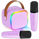 BONAOK Kids Karaoke Machine Portable Mini Bluetooth