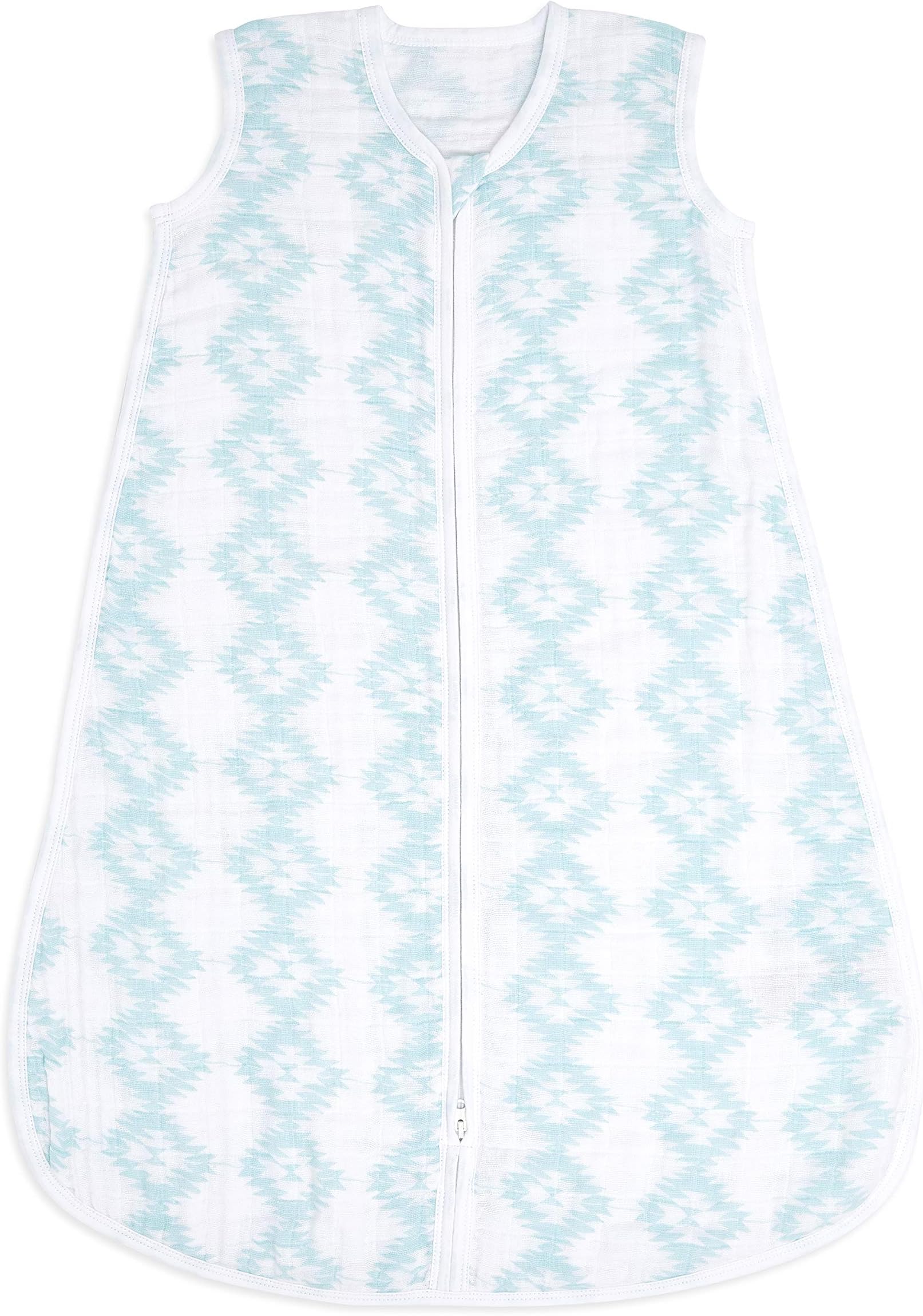 aden + anais Classic Sleeping Bag, 100% Cotton Muslin, Wearable Baby Swaddle Blanket, X-Large, 18 Months, Watercolor