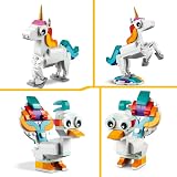 LEGO Creator 3in1 Magical Unicorn Toy 31140 Animal Figure Seahorse Peacock view 3