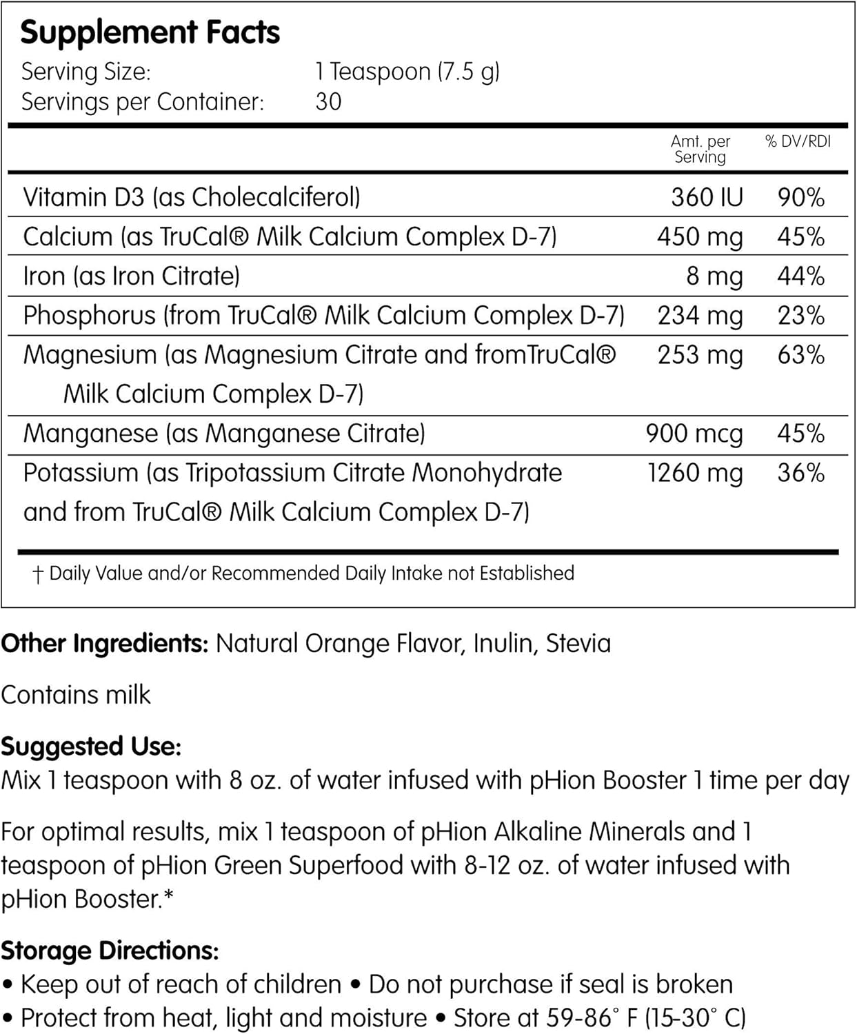 PHion Alkaline Minerals, 7.94 Ounce: Health & Personal Care