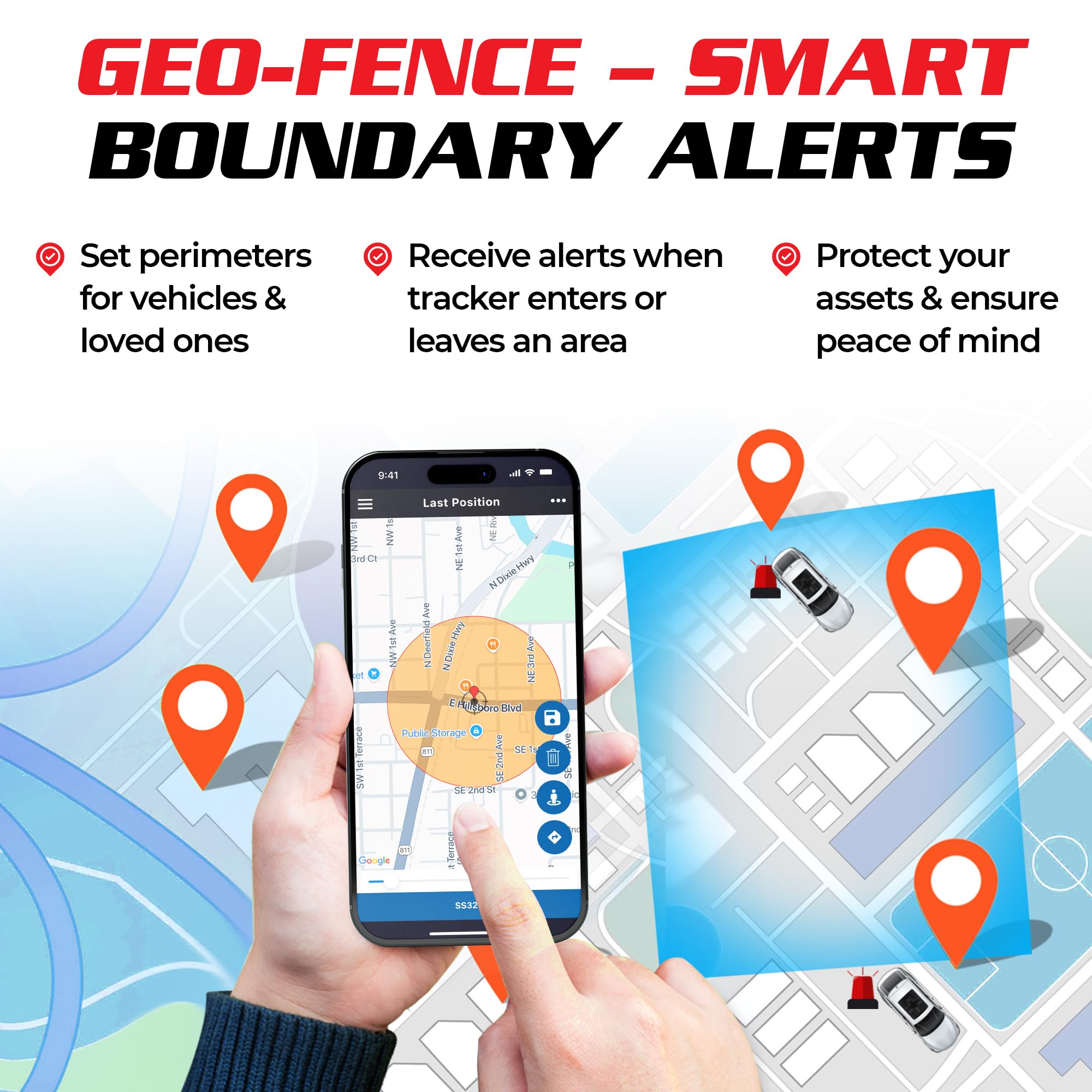 Spy Spot GV53MG GPS Vehicle Tracker with 4G Hard Wire Kill Switch, Remotely Disable The Ignition from Any Location, Real-Time Locator and Tracking Device with US,CA,MX Coverage, Subscription Required