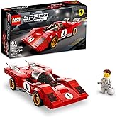 LEGO Speed Champions 1970 Ferrari 512 M 76906 Building Set - Sports Red Race Car Toy, Collectible Model Building Set with Rac