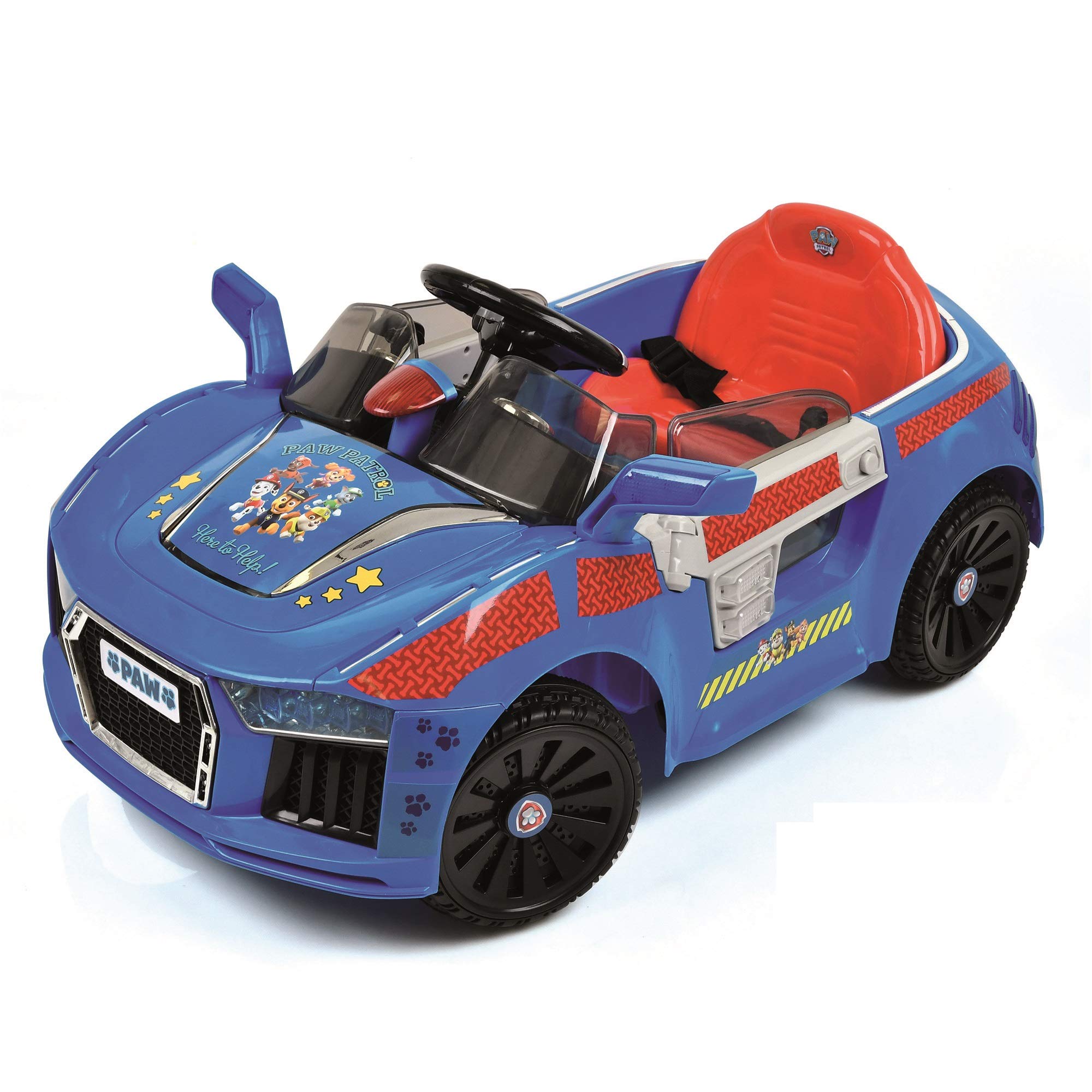 paw patrol electric ride on car