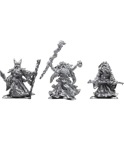 Iron Wind Metals 3-Stage Ranger Miniatures - 100% Lead-Free Pewter Fantasy Figures For Tabletop Games