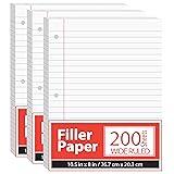 Notebook Paper, Loose Leaf Paper (3 Pack), Wide