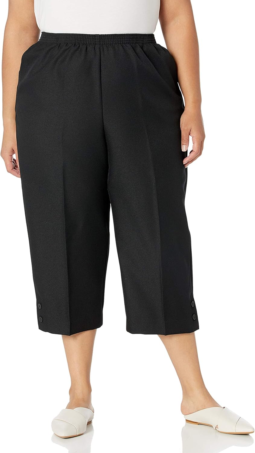 Alfred Dunner Women's Classic Fit Capri at Amazon Women’s Clothing store