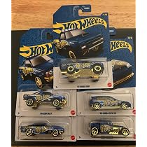 Hot Wheels 58th Anniversary Pearl and Chrome Vehicle Set, Blue and