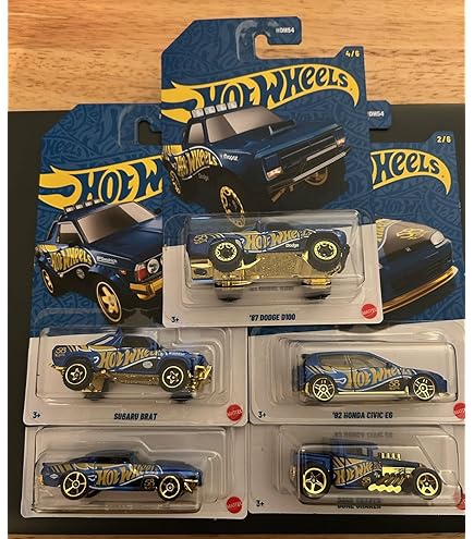 Amazon.com: Hot Wheels 1:64 Scale 5 Pack Car Meet 50th Anniversary