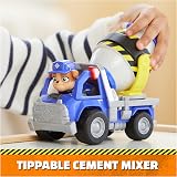 Rubble & Crew Mix’s Cement Mixer Toy Truck with Action Figure view 5
