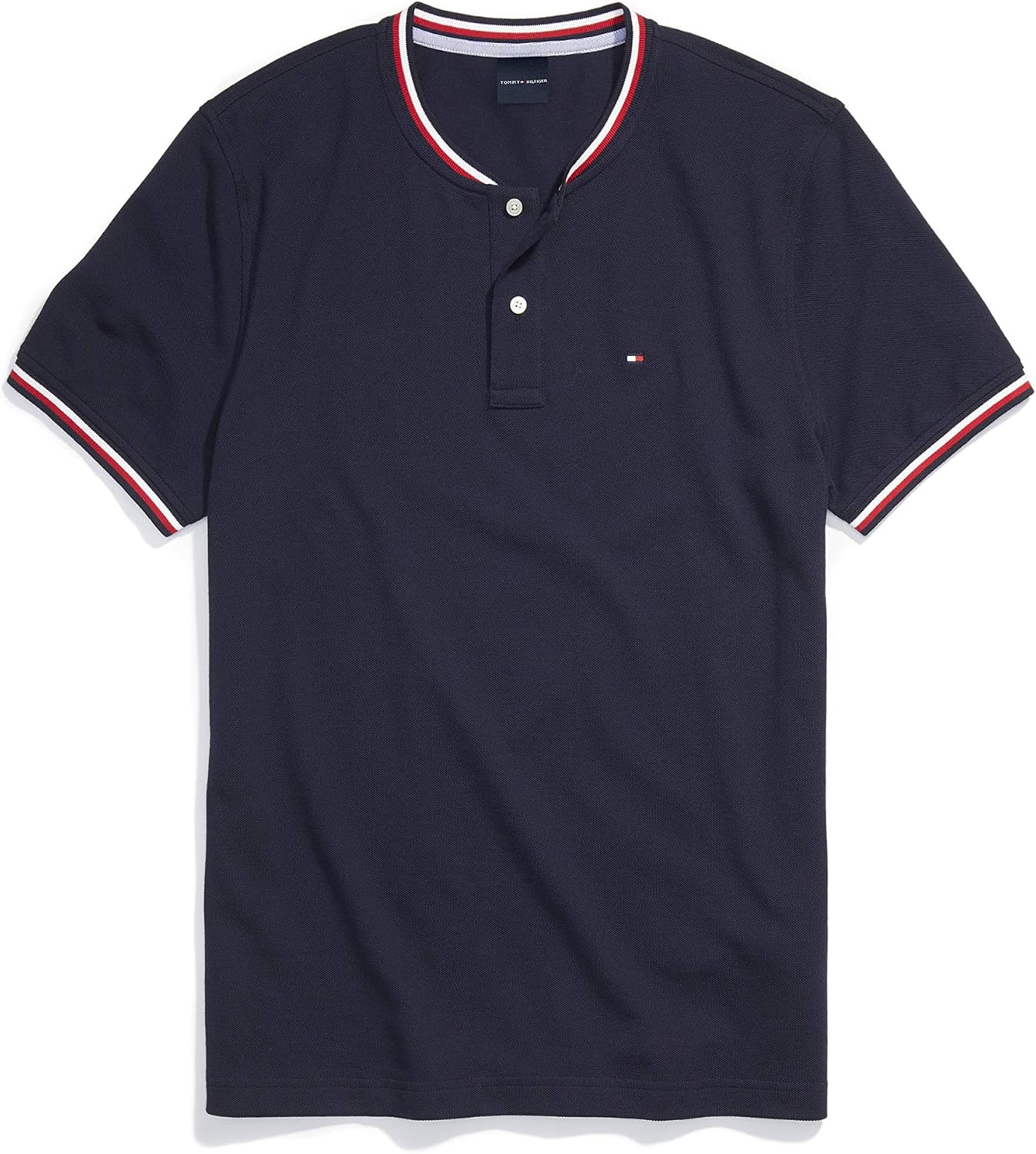 Tommy Hilfiger Men's ADP Eaton Polo Cf Henley Shirt Amazon.co.uk Clothing