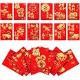 SINGOMON 16PC Chinese Red Envelopes (Hong Bao) - Pink Flower Pattern, Lucky Money Packets For New Year & Weddings - View #10