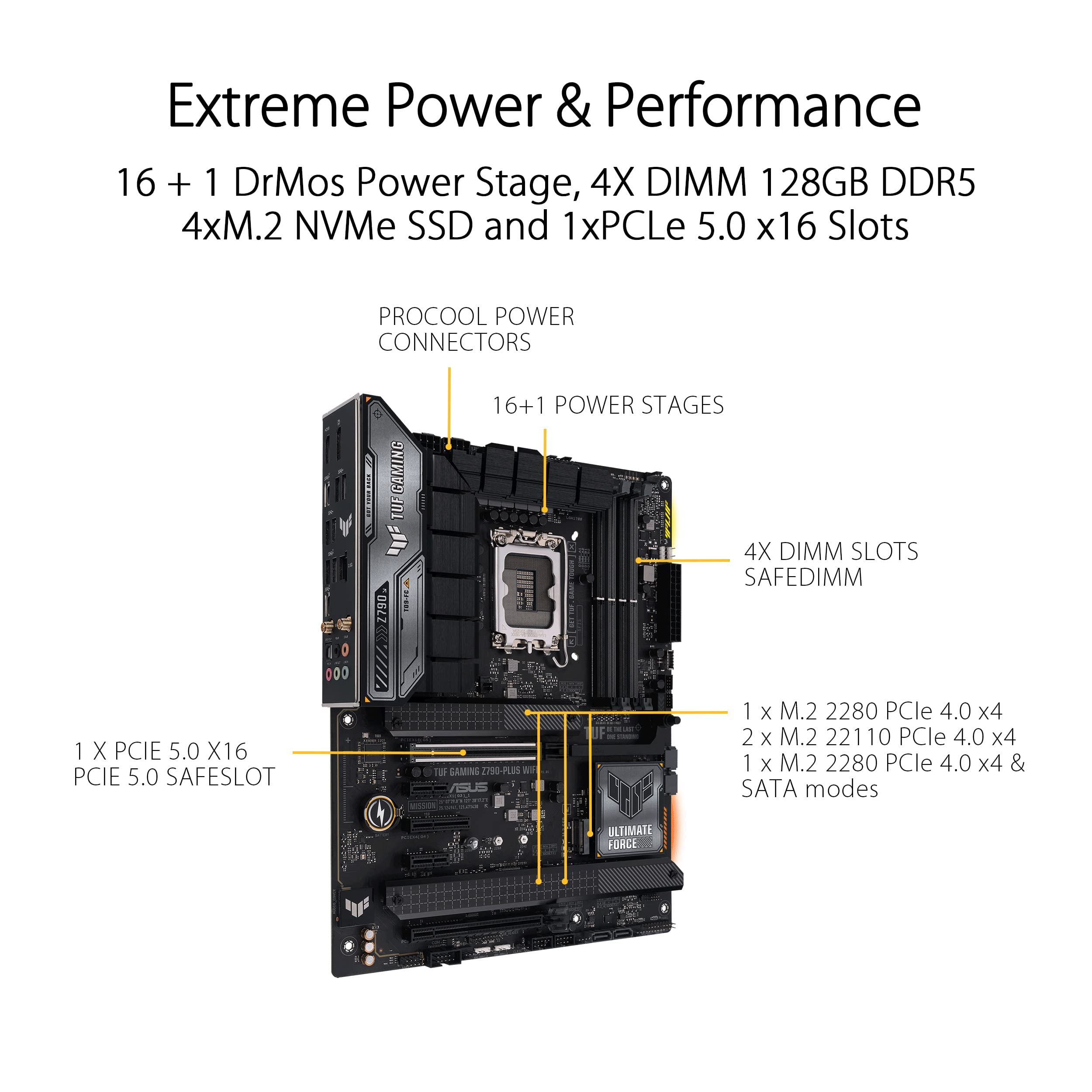 INLAND by Micro Center CPU Motherboard Intel i7-14700K 14th Gen 20-Cores LGA 1700 Desktop Processor with ASUS TUF Gaming Z790-Plus WiFi DDR5 Motherboard
