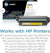 HP CE402A 507A Yellow Original LaserJet Toner Cartridge 6000 Pages view 2