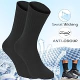Kensington Men’s Black Sport Socks 10 Pairs Cushioned Cotton Crew Size 6-11 view 4