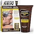 Just for Men Control GX Grey Reducing Shampoo for Lighter Shades of Hair, Blonde to Medium Brown, Gradual Hair Color, 4 Fl Oz