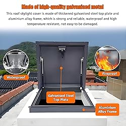 Rooftop Hatch Lid Rainproof, Attic Skylight