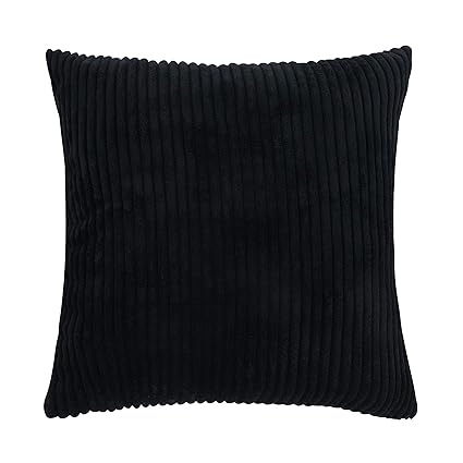 Amazon Com Famibay Throw Pillow Cover 24x24 Striped Corduroy