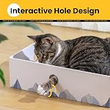 Conlun Cat Scratching Board with Box Large Heavy-Duty Cardboard Scratch Pad view 2
