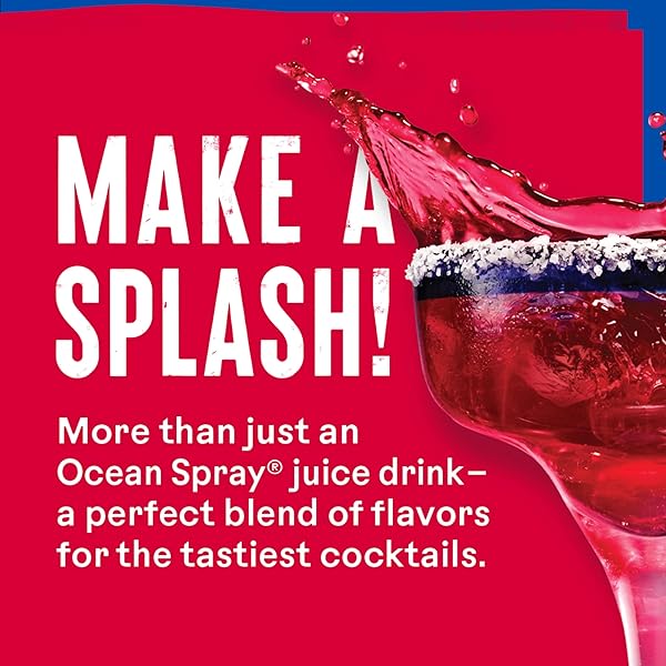 OCEAN SPRAY® STRAWBERRY MARGARITA COCKTAIL MIXER, DRINK MIXER MADE WITH REAL FRUIT JUICE, 32 FL OZ BOTTLE