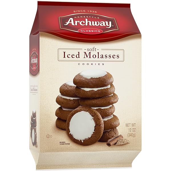 ARCHWAY ARCHWAY ICED MOLASSES COOKIES, 12 OUNCE