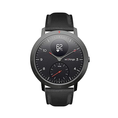 Withings Steel HR Sport Multisport Hybrid Smartwatch with