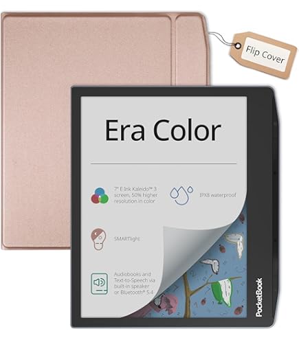 Amazon.com: PocketBook Era Color E-Reader with Flip Cover | Eye