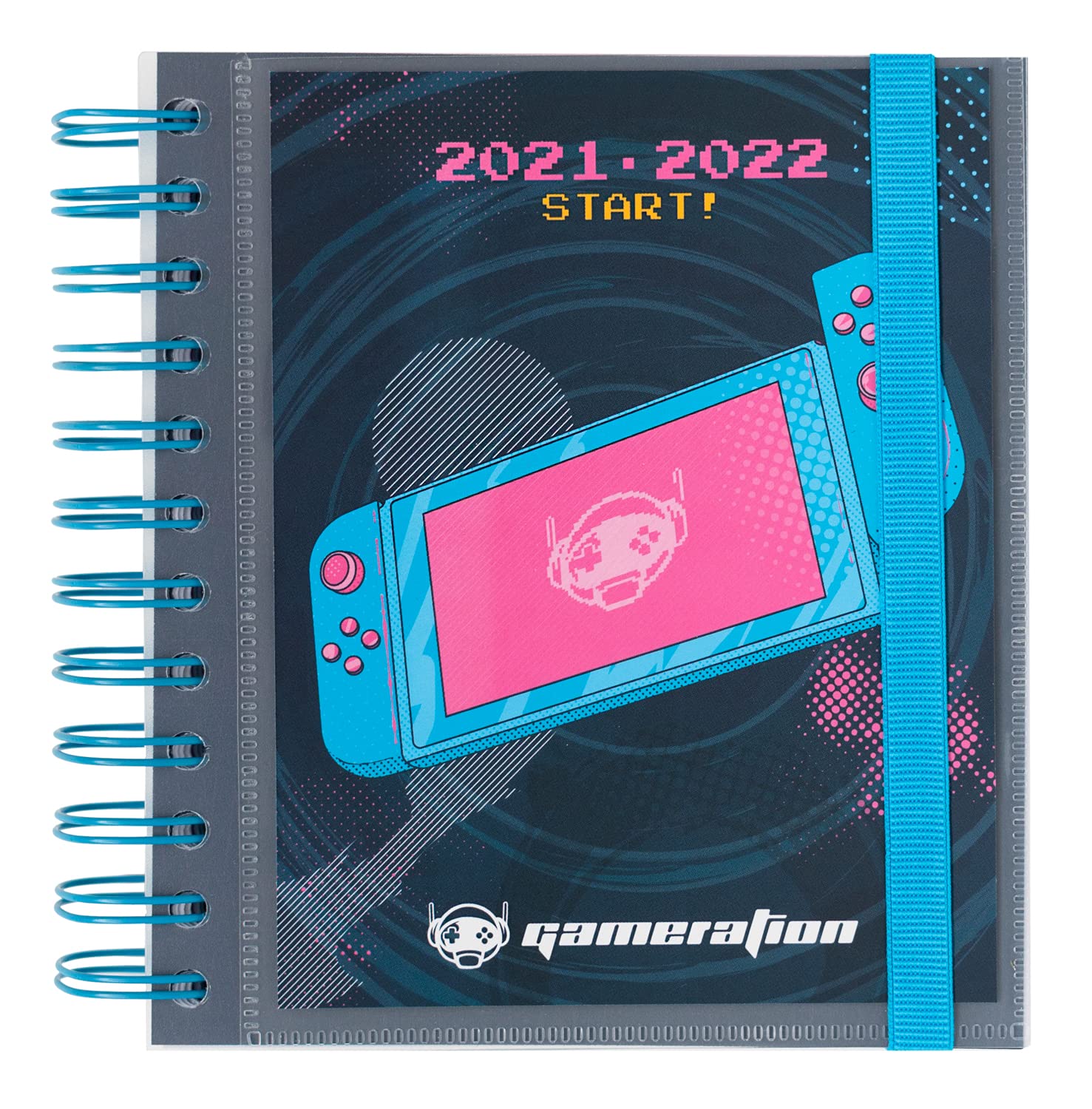 Grupo Erik: Official Gameration Gamer Academic Diary 2021-2022 Day to Page - 11 Months Mid Year Diary August 2021 - June 2022