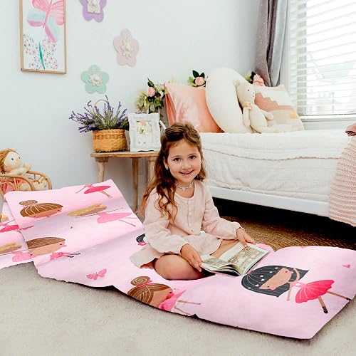 Butterfly Craze Floor Pillow Case, Mattress Bed Lounger Cover, Black/White, King, Cozy Seating Solution for Kids & Adults, Recliner Cushion, Perfect For Reading, TV Time, Sleepovers, & Toddler Nap Mat
