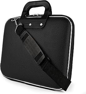 Cady Bag Collection Durable Semi Hard Shell Carrying Case with Removable Shoulder Strap for Laptops up to 15.45 inches, MacBook, HP, Lenovo, Acer, Dell