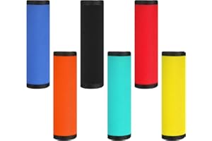 AEAOCVO 6Pcs Luggage Handle Wrap, Bright Suitcase Identifiers, Travel Accessories for Suitcase Luggage Makers Covers Wraps