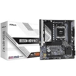 ASRock B650M-HDV/M.2 Supports AMD Socket AM5 Ryzen