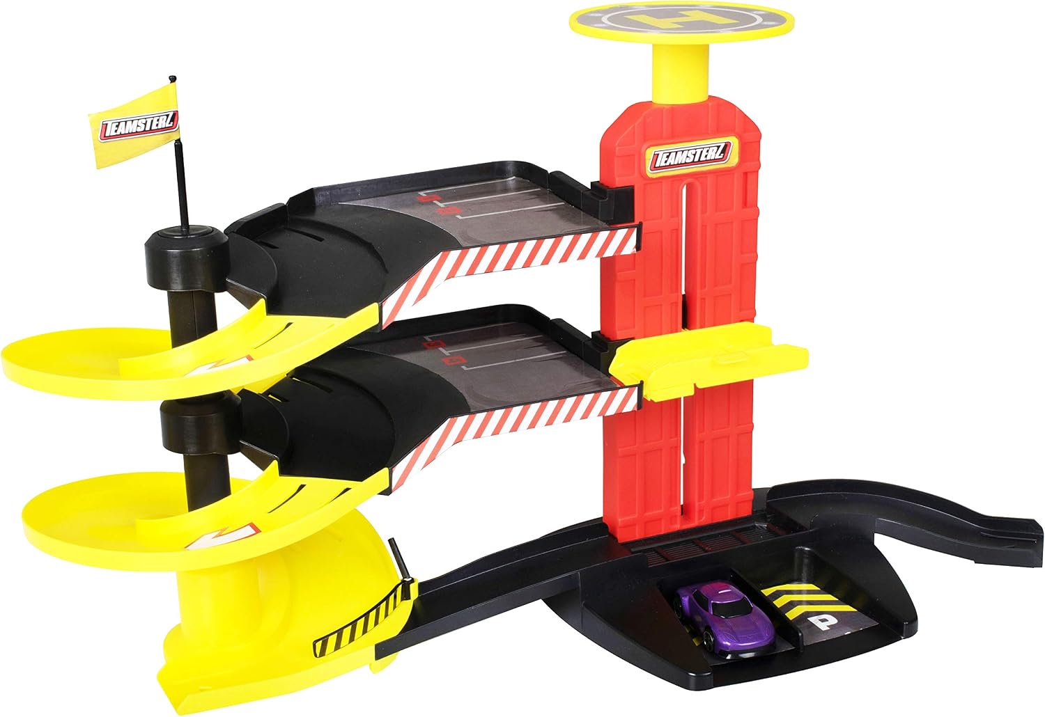 Teamsterz Park & Drive Garage + 1 Die-cast Car Multicolor JNS_483240