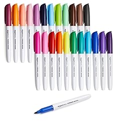 Amazon Basics Fine Tip Point Permanent Markers for