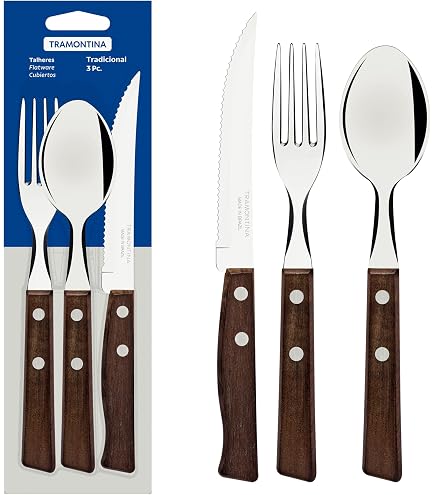 Amazon.com: Tramontina 22399/003 Wooden Tableware, 16-Piece Set