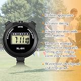 Dacitiery 3 Pcs Sports Stopwatch Timer Lap Split Digital Countdown Alarm Clock view 5