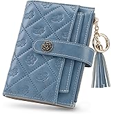 KITEVIUN Small RFID Wallet Women Ultra Thin Slim Womens Wallet Compact Bifold Pocket Ladies Wallets for Women With Zipper Coin Pocket
