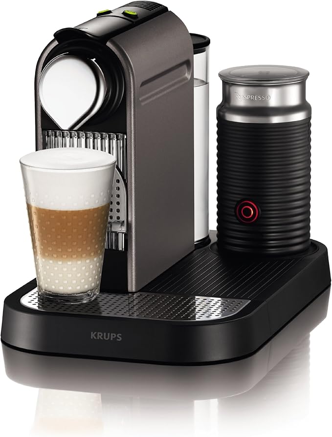 Krups CitiZ Nespresso Titanium + Aeroccino XN710141 Amazon.co.uk