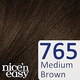 Clairol Nice 'n Easy No Ammonia Hair Dye 765 Medium Brown Semi-Permanent Aloe view 3