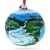 Queensland, Australia Glass Ball Christmas Ornament 4 Inches