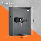 VonHaus Wall Mounted Key Safe 71 Key Digital Cabinet with Keypad Lock view 3