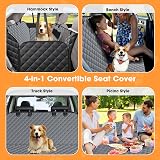 JOEJOY Dog Car Seat Cover Hammock with Mesh Window Side Protection view 8